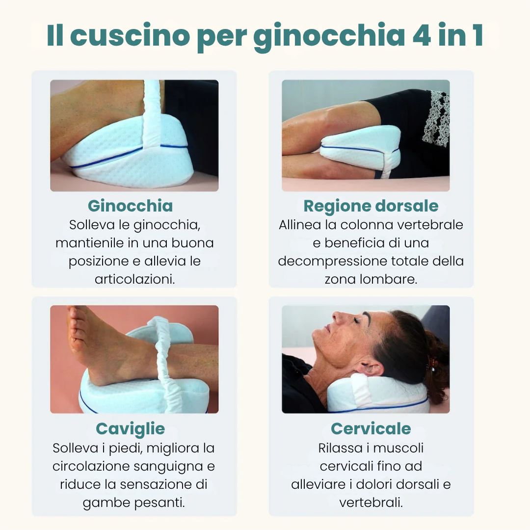 RinovaX™ – Cuscino Ortopedico per Ginocchia