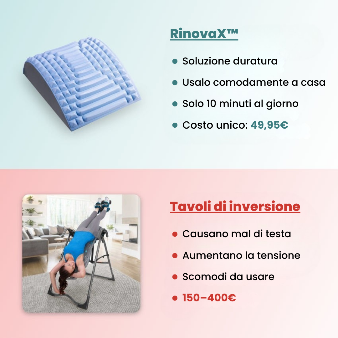 RinovaX™ – Stretching Ortopedico Schiena