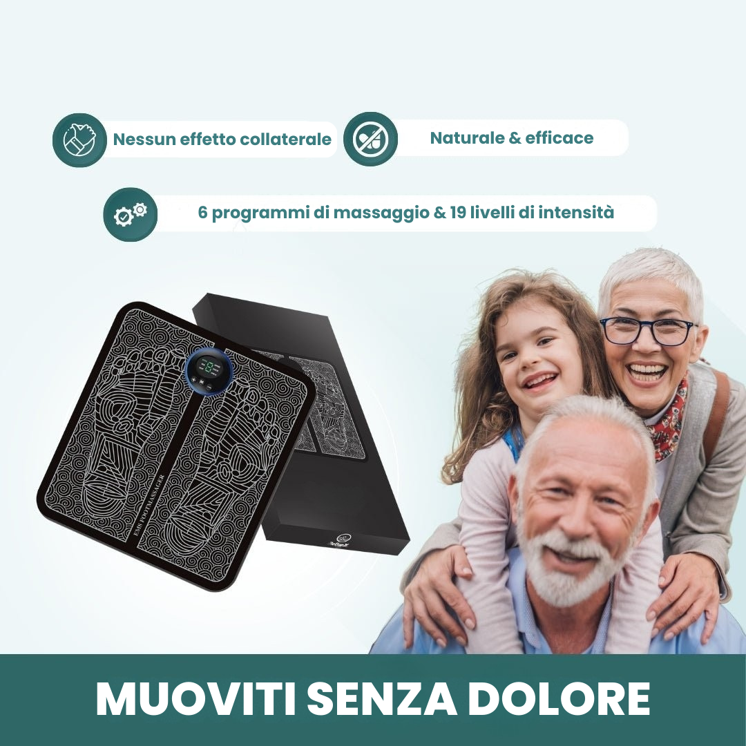 RinovaX™ – Massaggiatore Plantare Elettrico