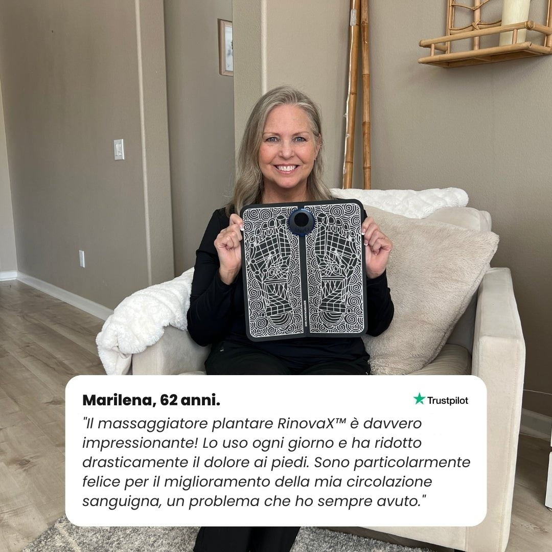 RinovaX™ – Massaggiatore Plantare Elettrico