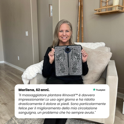 RinovaX™ – Massaggiatore Plantare Elettrico