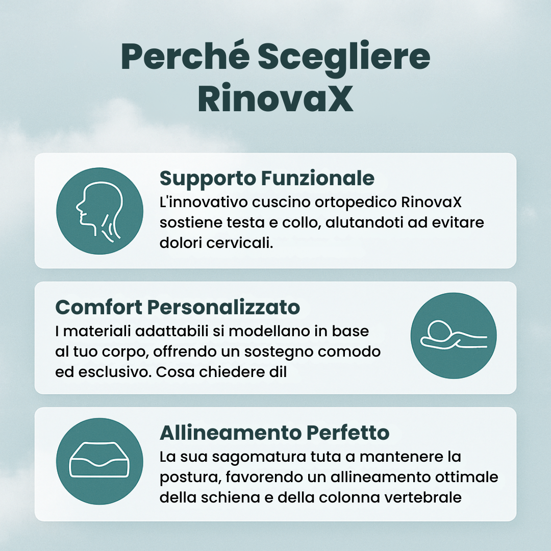 RinovaX™ – Dormite profondamente, senza dolore, senza russare