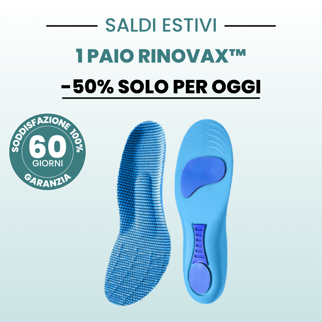 RinovaX™ – Soletta Ortopedica Anti-Dolore