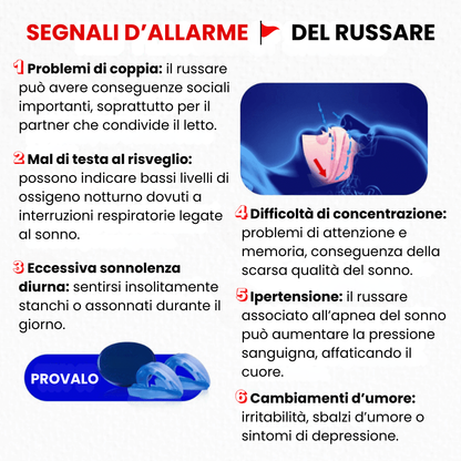 RinovaX™ – Bite anti-russamento silenzioso universale