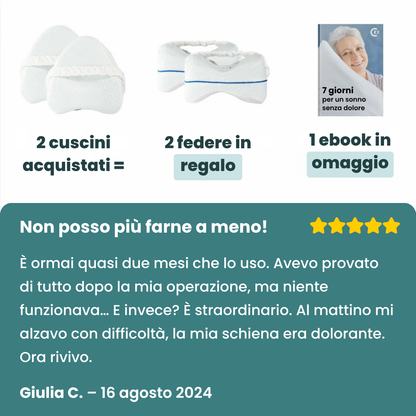 RinovaX™ – Cuscino Ortopedico per Ginocchia